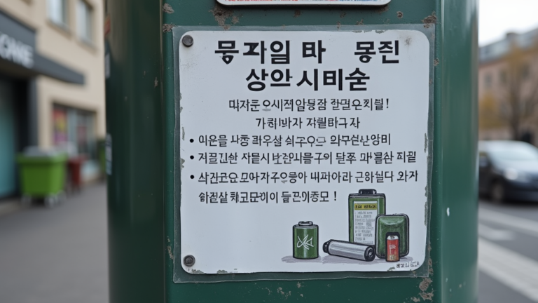 건전지 버리는 법 안전하고 올바르게 폐기하는 방법