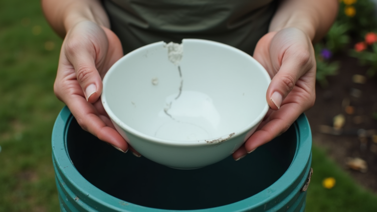 사기그릇 버리는법 안전하고 간편한 5가지 팁