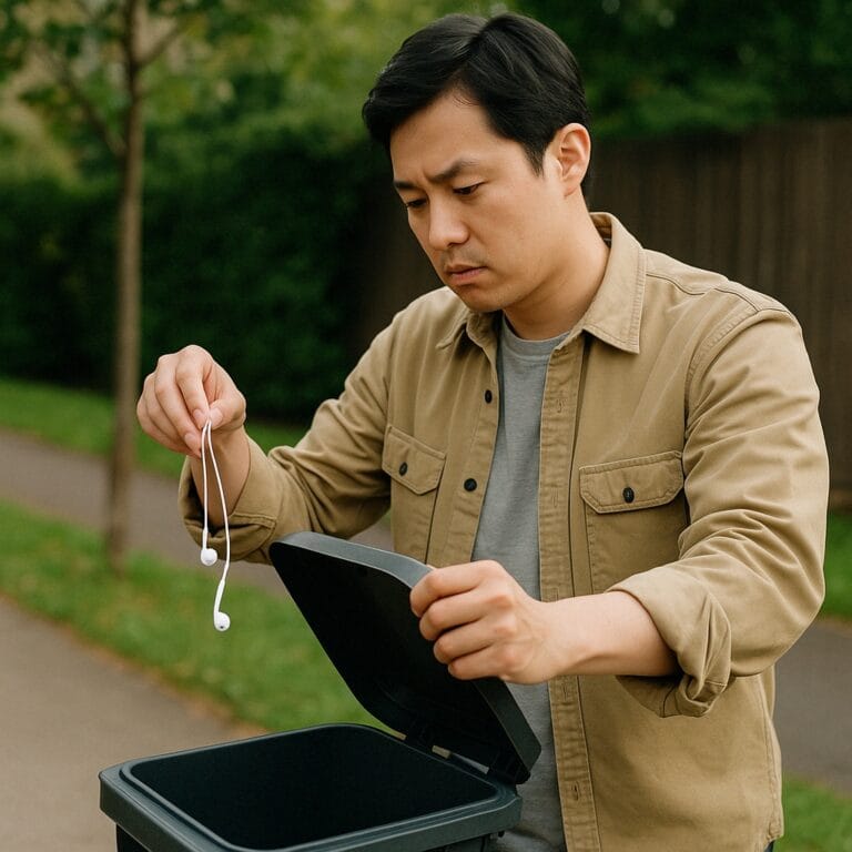 이어폰 버리는 법