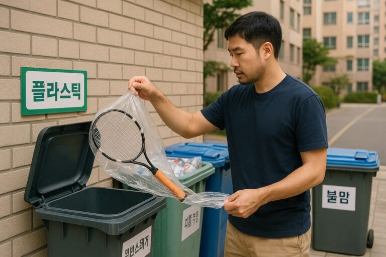 배드민턴 라켓 버리는 법