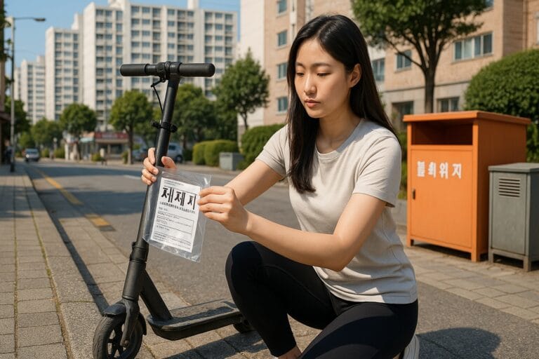 킥보드 버리는 법
