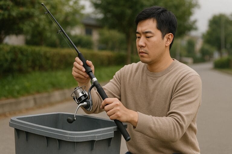 낚시대 버리는 법