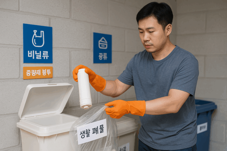 정수기필터 버리는 법