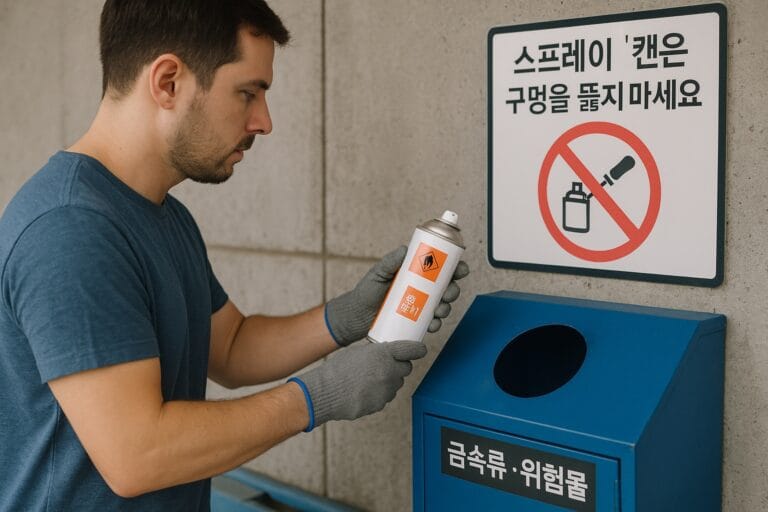 스프레이 버리는 법