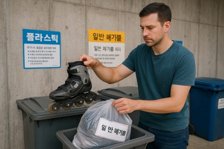 인라인 스케이트 버리는 법